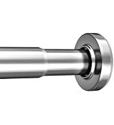 AmazerBath Spring Tension Shower Curtain Rod, 31-75 Inches Heavy Duty Shower Curtain Rod Rust Pro...