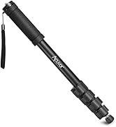 Acuvar 62" Inch Monopod with Integrated Safety Strap and 4 Section Extending Pole for All Digital...