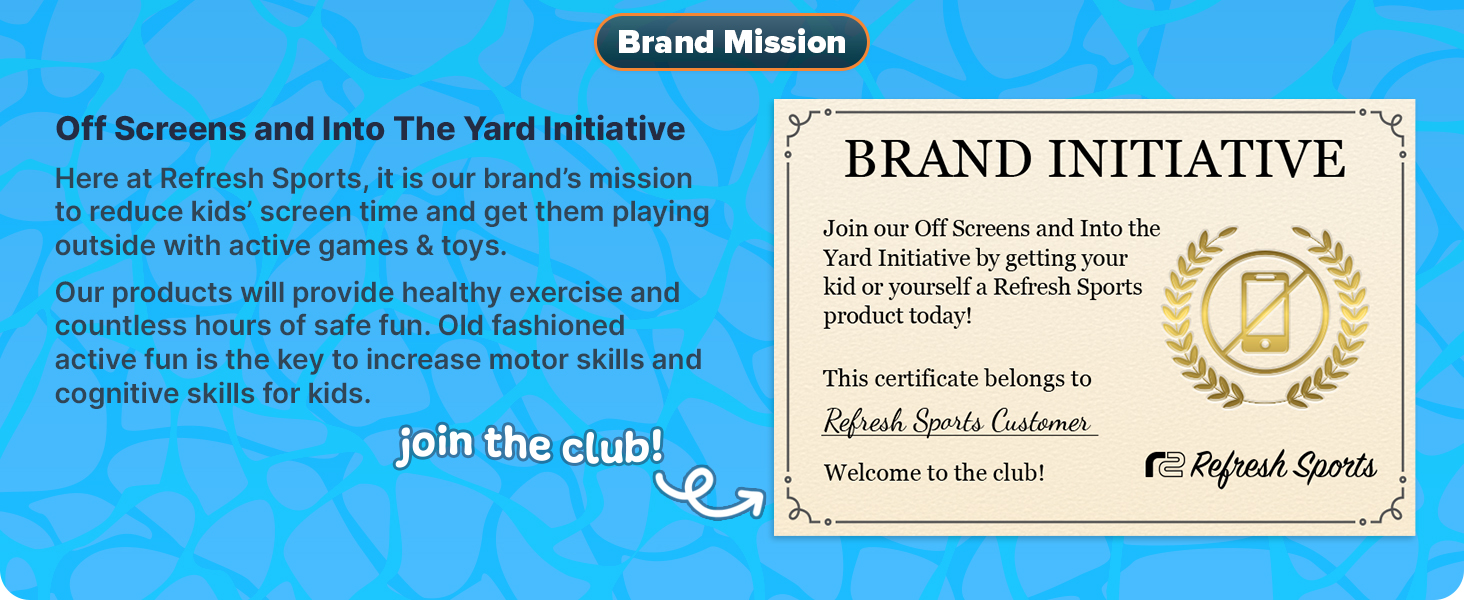 Refresh Sports Brand Mission
