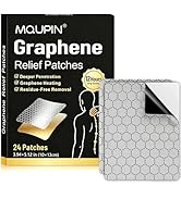 24PCS Graphene Self-Warming Herbal Patches, with Natural Warming Herbal & Far Infrared Heat, Ultr...