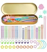 UzecPk 70PCS Yarn Needles Set, Darning Needles Kit, Big Eye Blunt Needles Kit with Bent Tapestry ...