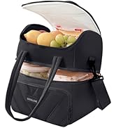 SODEER Lunch Bag for Women Double Deck 12L,Lunch Box with Straps Insulated,Leakproof Lunch Cooler...
