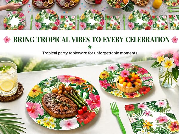 Tropical Luau Tableware
