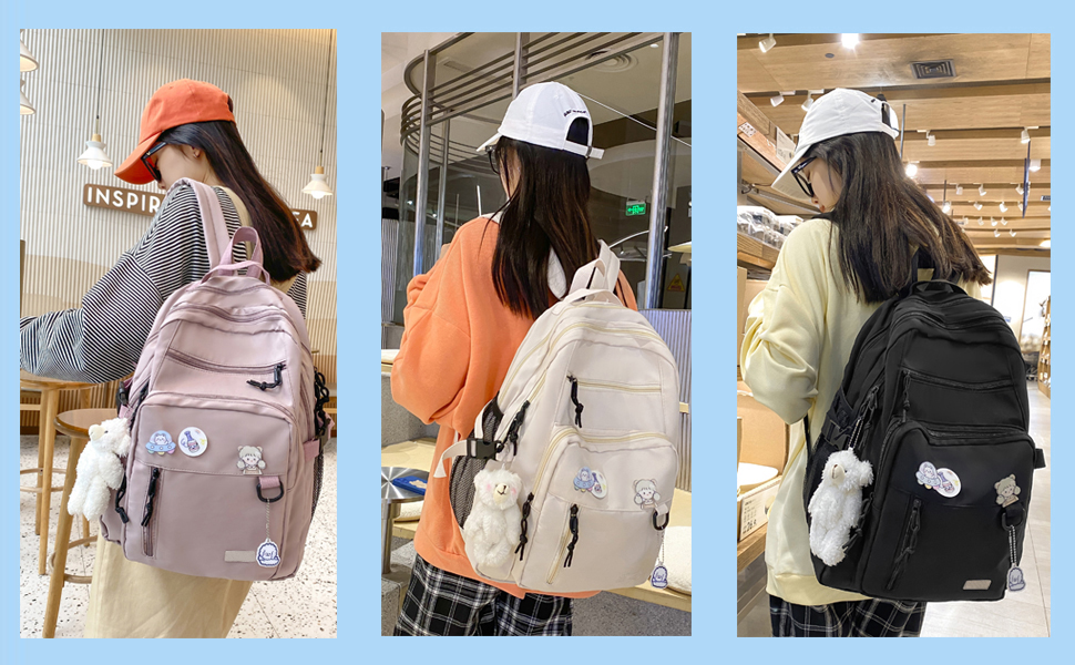 Aesthetic Backpack for Girls