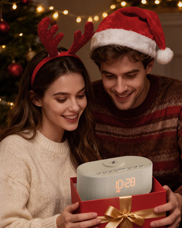 alarm clock with wireless charging