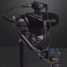 AX1 Mixer with Shotgun and Wireless System going into a SmartPhone