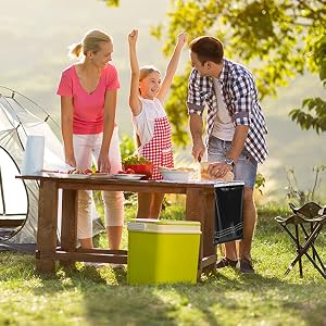 Trash Bags used for outdoor activities