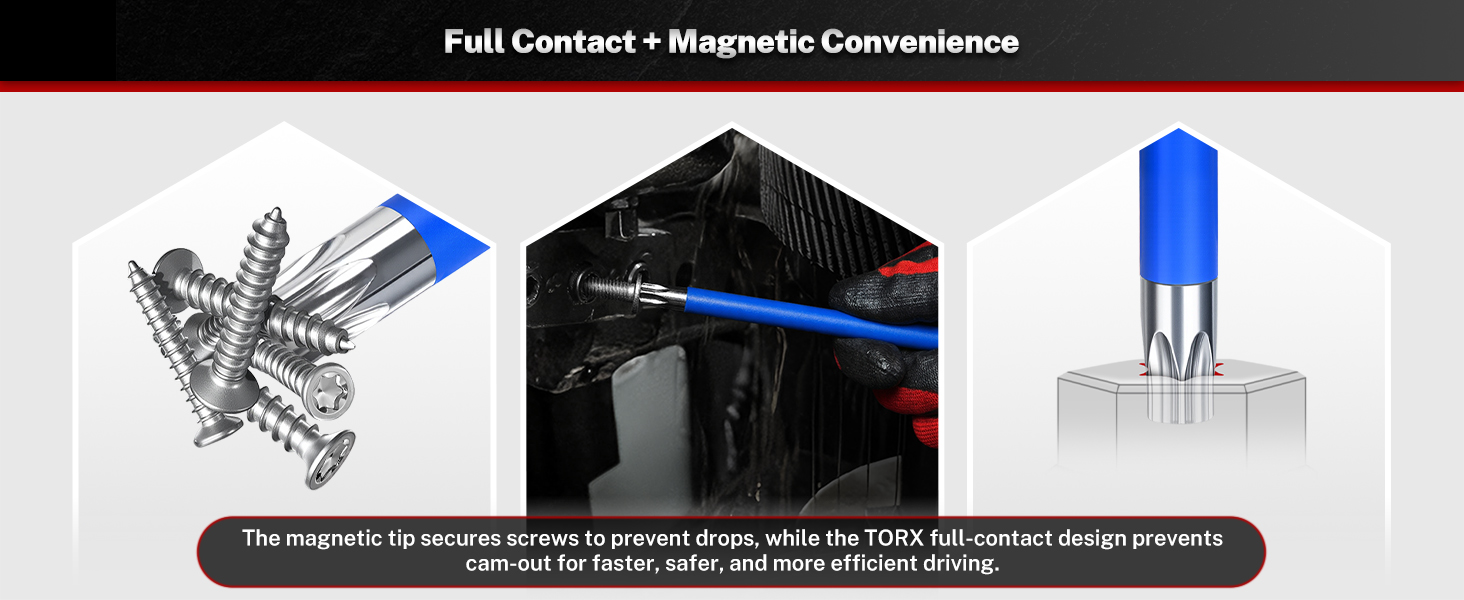magnetic trox key wrench set