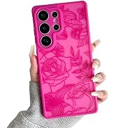 XIZYO for Samsung Galaxy S25 Ultra Case, Floral Rose Cute Phone Case for Women Girls Aesthetic Pa...