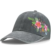 Biggun Trendy Embroidered Baseball Cap for Girls Women Men - Adjustable Soft Breathable Hats for ...