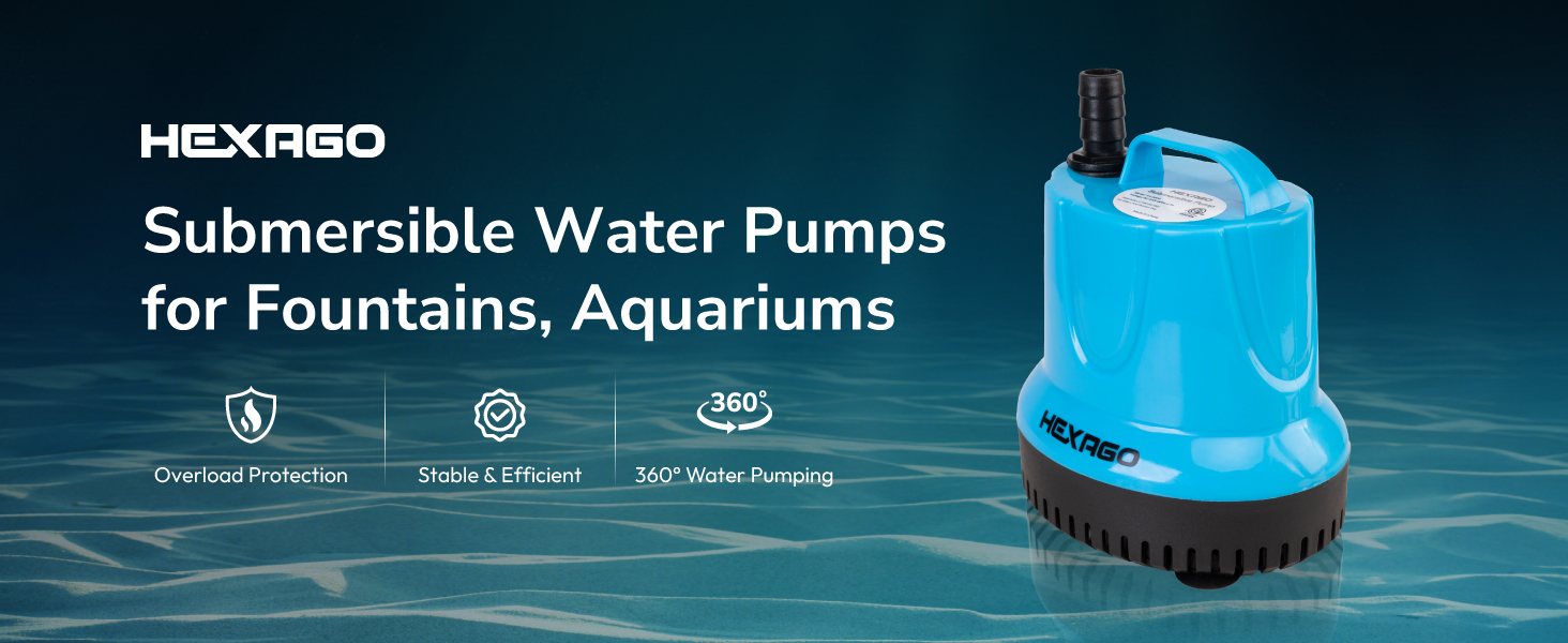 fountain pump 400GPH fountains pumps submersible outdoor fountain