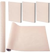 CRASPIRE Bisque Linen Book Cloth Fabric Surface Paper Backed 35 x 17 Inch Bookcover for Books Bin...