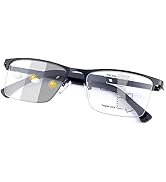 YIMI Photochromic Progressive Multifocus Reading Glasses Sun Readers UV Blue Light Blocking Trans...