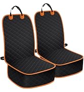 ELONGRIVER Dog Car Seat Covers, Waterproof Front Seat Cover for Dogs, Scratch-Proof, Nonslip Pet ...