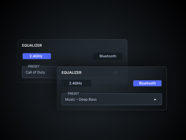 2.4 Ghz and Bluetooth settings