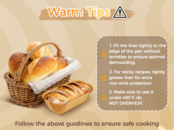 bread pan liners