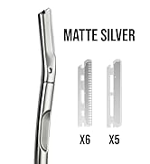 ZOMCHI Dermaplaning Tool, Dermaplaning Razor for Women & Men, Reusable Eyebrow Razor with 11 Refi...