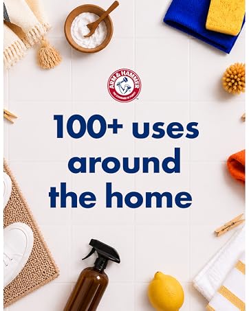 Text "100+ Uses Around The Home" against white background.