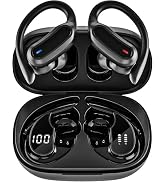 Wireless Earbuds Bluetooth Headphones, 54H Playtime Stereo Over Ear Buds with ENC Noise Cancellin...