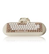 YUNZII C68 Wireless Mechanical Keyboard,65% Layout,Hot Swap,Triple Mode BT5.0/2.4G/Wired, RGB Bac...