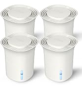 CLEVAST Refillable Moisture Absorber Boxes, 4 Pack 12.5 oz Reusable Dehumidifier for Closet, Bath...