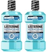 Listerine Ultraclean Intense Antiseptic Mouthwash + Whitening Protection*, Everfresh Technology t...