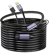LDKCOK USB 2.0 Type A Male to A Female Active Repeater Extension Cable 50ft, High Speed 480 Mbps