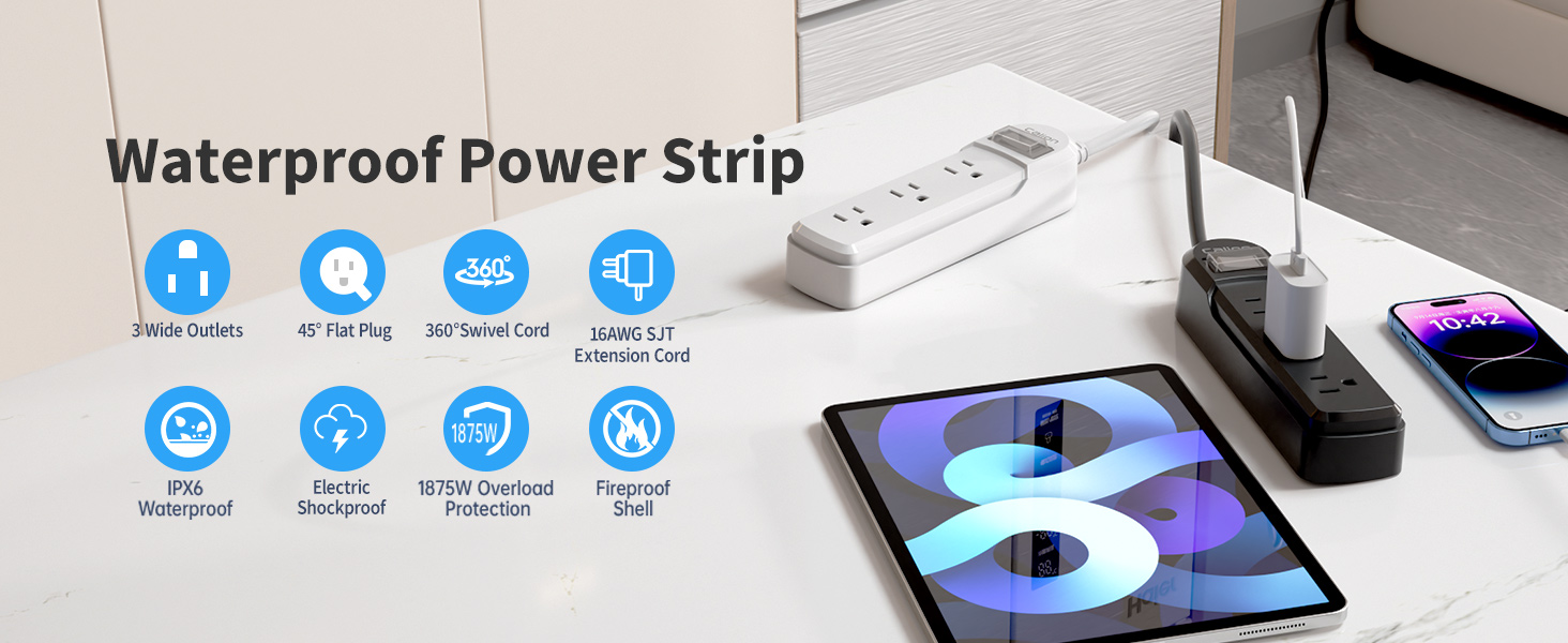 waterproof outdoor extension cord