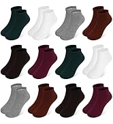 GENTABY 12 Pairs Toddler Socks Boys Ankle Socks Kids Low Cut Short Athletic Sock for 1-13 Years