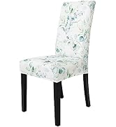 Gibelle Chair Covers for Dining Room Set of 4, Spandex Stretch Dining Room Chair Cover, Removable...