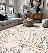 Rugshop Geometric Boho Perfect for high Traffic Areas of Your Living Room,Bedroom,Home Office,Kit...