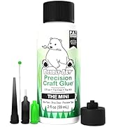 Bearly Art Precision Craft Glue - The Mini - 2fl oz with Tip Kit - Acid Free Archival - Strong Ho...