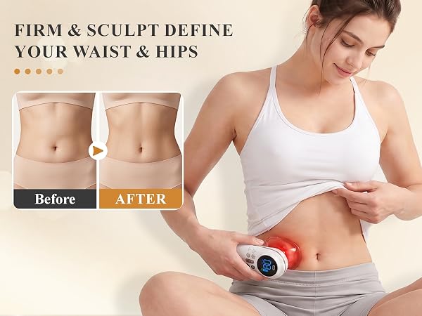 waist and hips