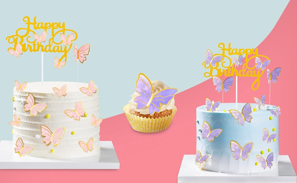butterfly cake topper