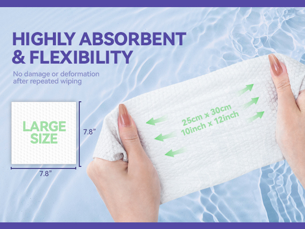 disposable face towel