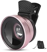 Professional Phone Camera Lens 12.5x Macro Lens and 0.45X Super Wide Angle Lens for Android & IOS...