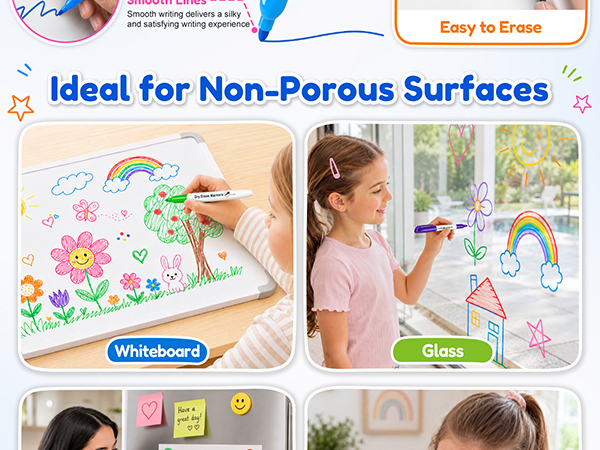 fine tip dry erase markers