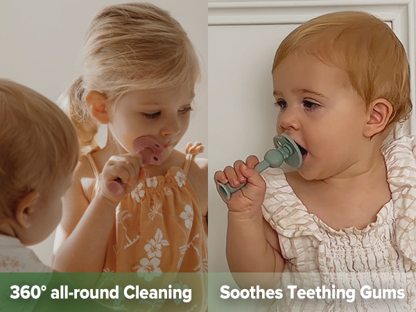 haakaa 360° Baby Toothbrush, Soothe Teething Gum