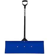 EarthWay Polar Tech 91036 36" Professional Snow Pusher with Fiberglass Shaft, Snow Shovel for dri...