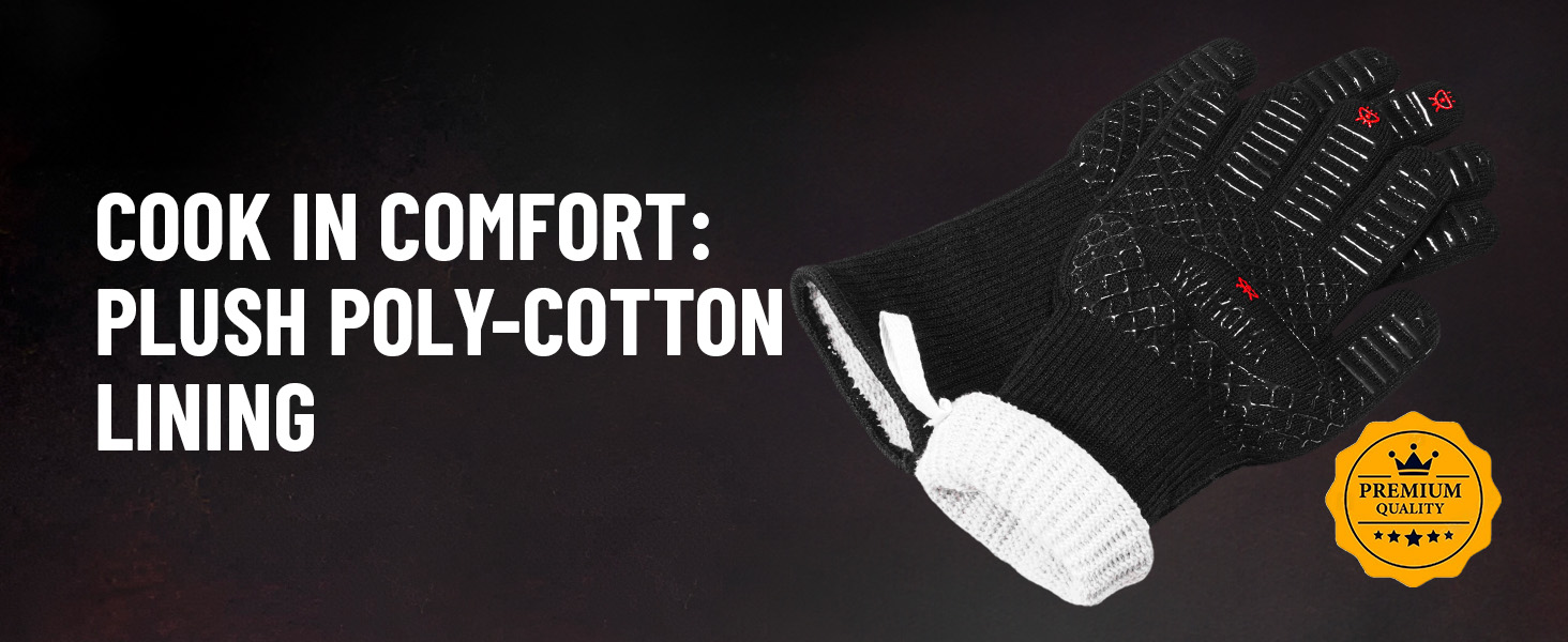 Cotton Cooking Gloves for Oven Baking