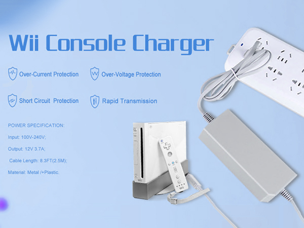 Wii Game Console Charger Specifications