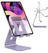 OMOTON Adjustable Tablet Stand for Desk, Upgraded Longer Arms for Greater Stability, T2 Tablet Ho...