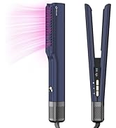 IG INGLAM Air Straight, Style from Wet Hair, 200M Ionic Hair Dryer Straightener for Medium Long H...
