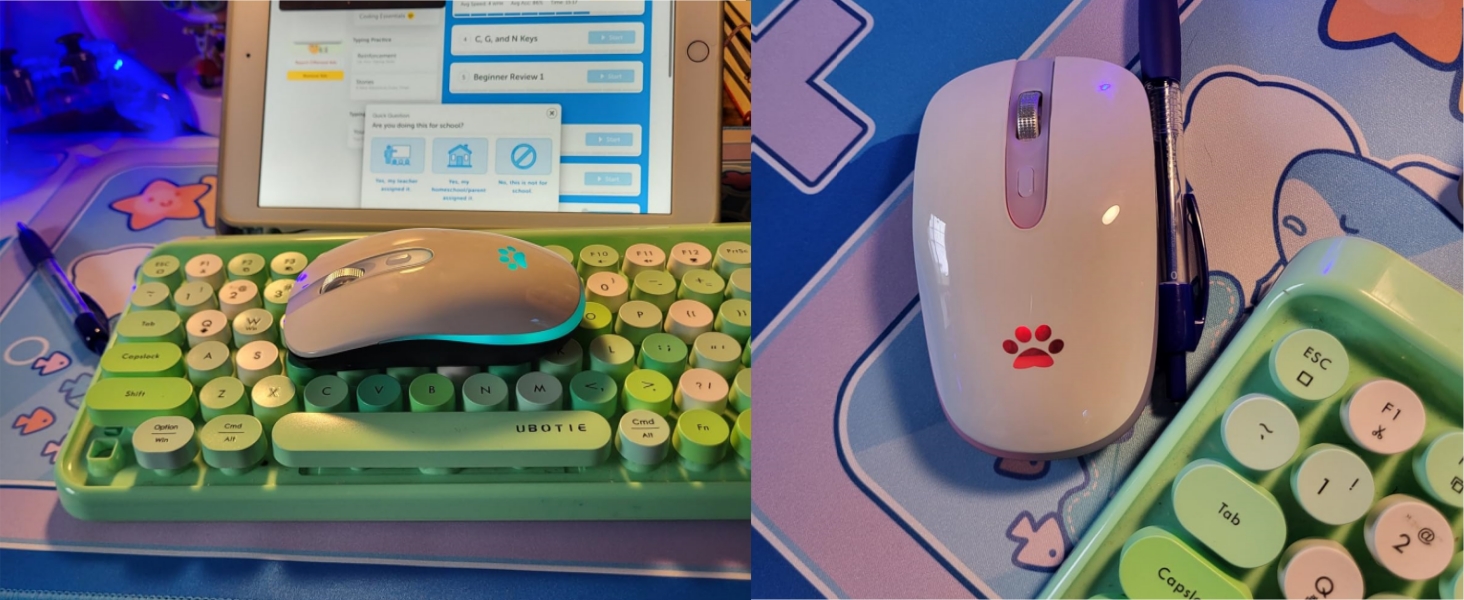 Wireless MouseDual mode (BT5.2/3.0+2.4G) wireless bluetooth mouse