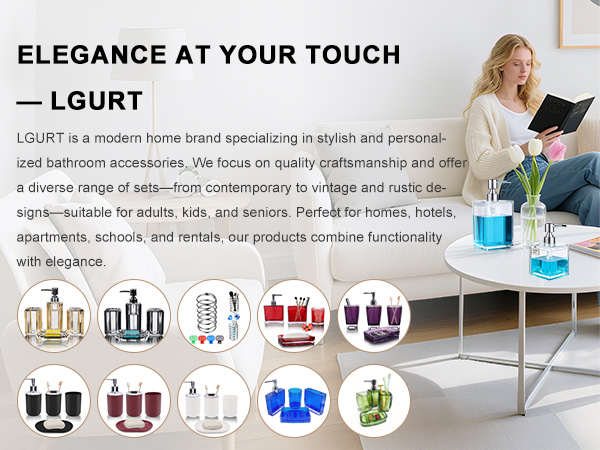 Bathroom Accessories Set Complete