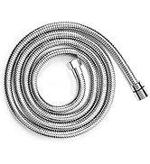 Blissland Shower Hose Extra Long 99 Inches Stainless Steel Handheld Shower Head Hose with Brass I...