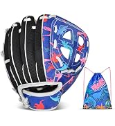 Kids Baseball Glove Softball Gloves for Girls, Baseball Mitts with Drawstring Bag, Teeball Gloves...