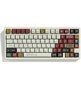 Womier PBT Keycaps with 134 Keys, Retro Custom Keyboard Caps 60 75 65 100 Percent, Cherry Profile...