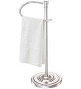Nickel Bath Hand Towel Holder Stand,Stainless Steel 16 Inch Free Standing Towel Rack,Heavy Weight...