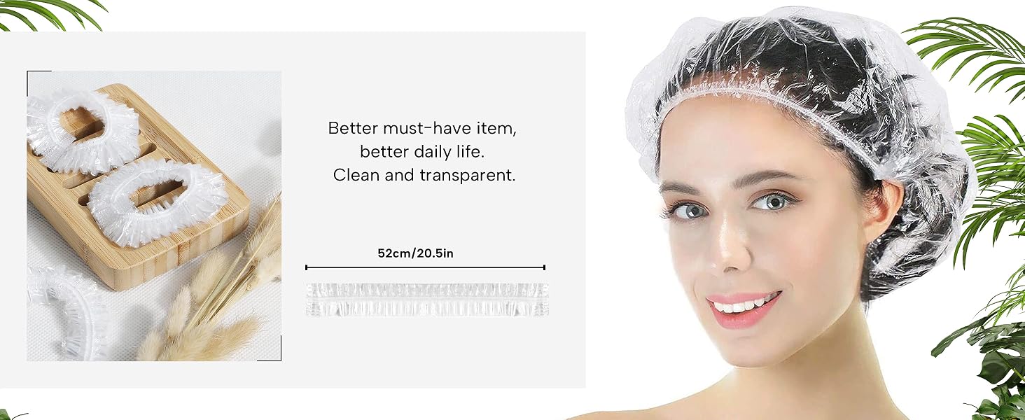 Disposable shower cap